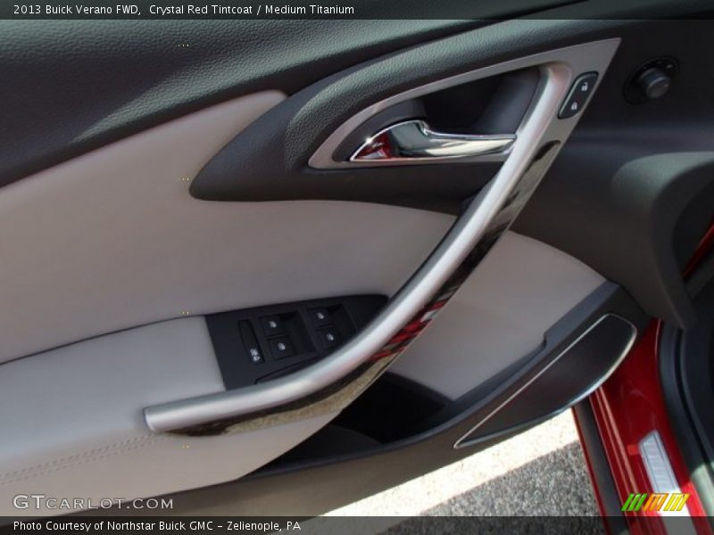 Crystal Red Tintcoat / Medium Titanium 2013 Buick Verano FWD