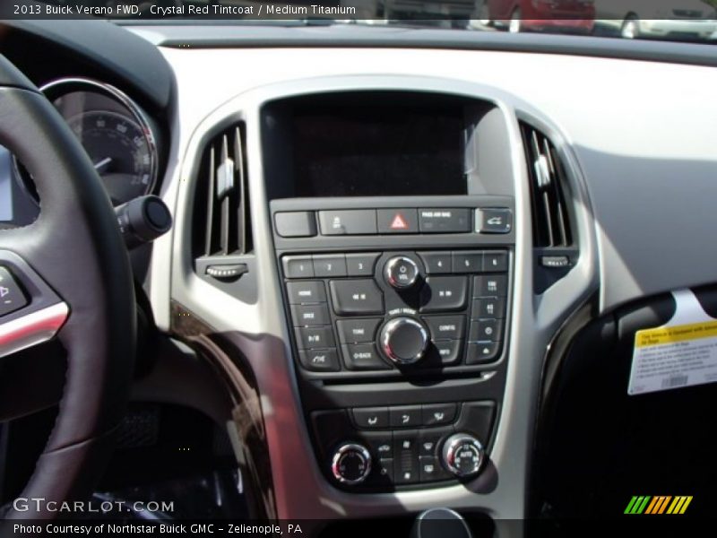 Crystal Red Tintcoat / Medium Titanium 2013 Buick Verano FWD