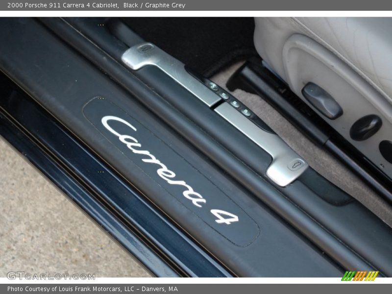Black / Graphite Grey 2000 Porsche 911 Carrera 4 Cabriolet