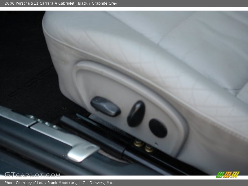 Black / Graphite Grey 2000 Porsche 911 Carrera 4 Cabriolet