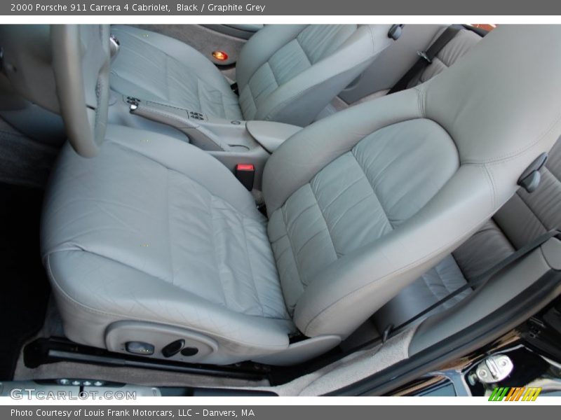 Black / Graphite Grey 2000 Porsche 911 Carrera 4 Cabriolet