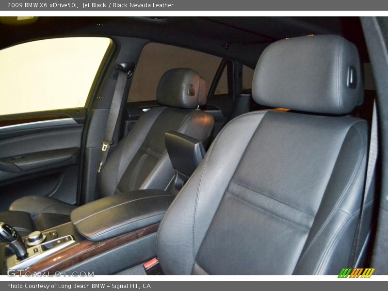 Jet Black / Black Nevada Leather 2009 BMW X6 xDrive50i