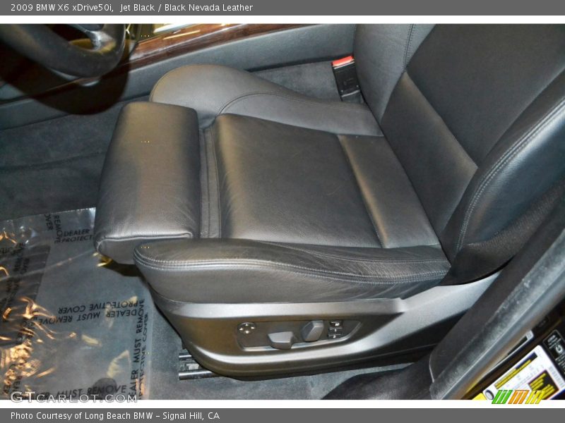 Jet Black / Black Nevada Leather 2009 BMW X6 xDrive50i