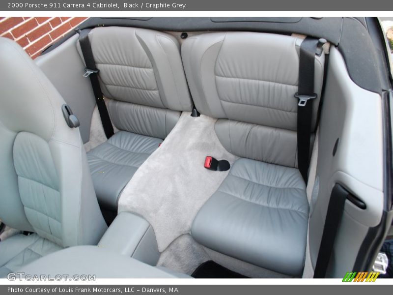 Black / Graphite Grey 2000 Porsche 911 Carrera 4 Cabriolet