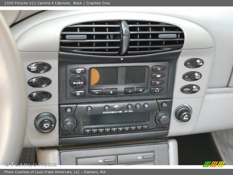Black / Graphite Grey 2000 Porsche 911 Carrera 4 Cabriolet