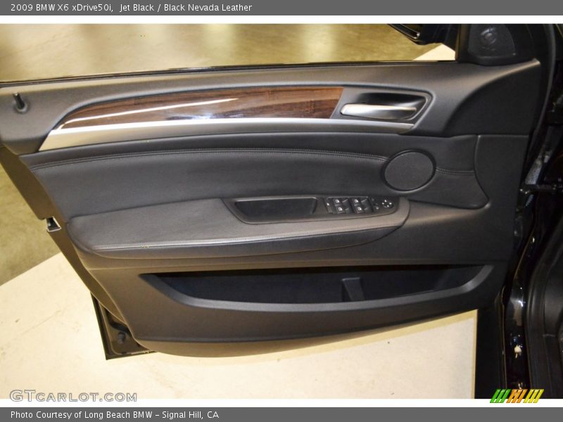 Jet Black / Black Nevada Leather 2009 BMW X6 xDrive50i