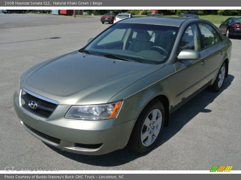 Natural Khaki Green / Beige 2008 Hyundai Sonata GLS