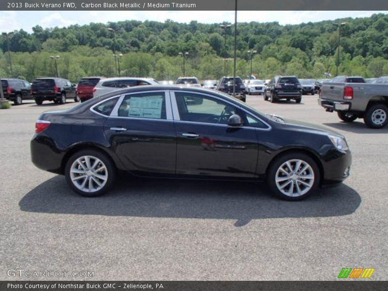 Carbon Black Metallic / Medium Titanium 2013 Buick Verano FWD