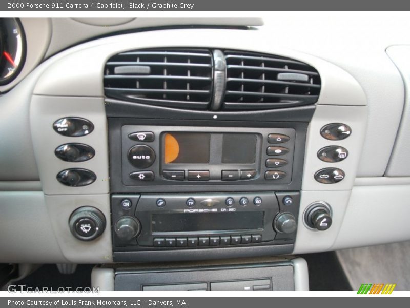 Black / Graphite Grey 2000 Porsche 911 Carrera 4 Cabriolet