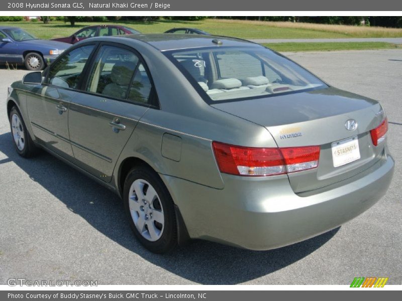 Natural Khaki Green / Beige 2008 Hyundai Sonata GLS