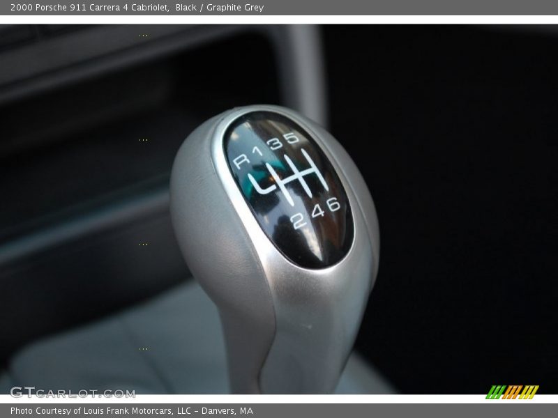 Black / Graphite Grey 2000 Porsche 911 Carrera 4 Cabriolet