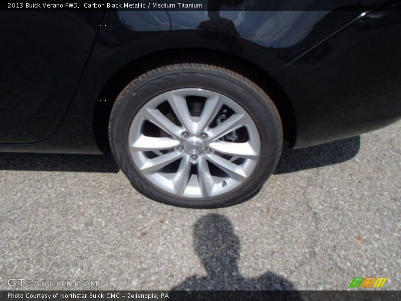 Carbon Black Metallic / Medium Titanium 2013 Buick Verano FWD