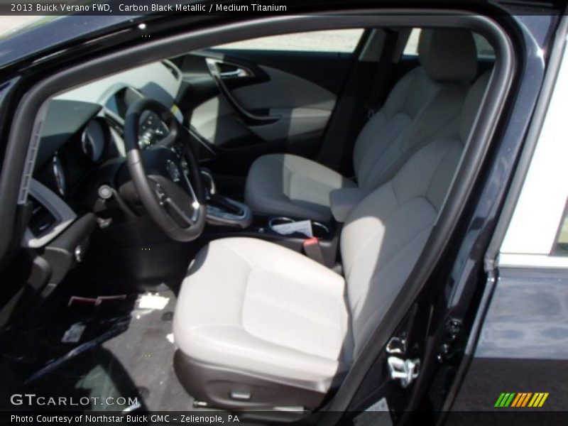 Carbon Black Metallic / Medium Titanium 2013 Buick Verano FWD