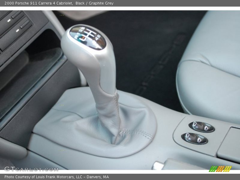 Black / Graphite Grey 2000 Porsche 911 Carrera 4 Cabriolet