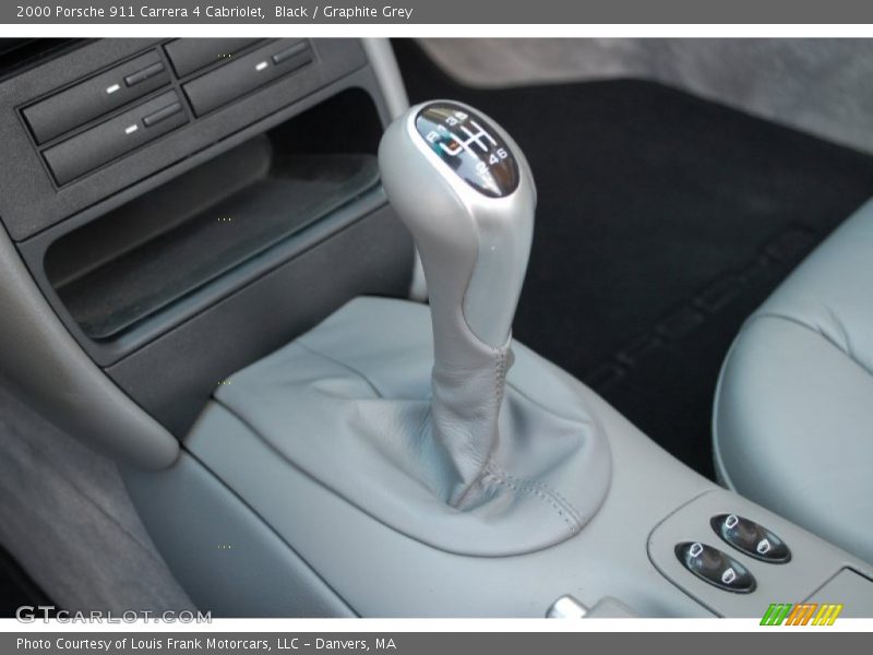 Black / Graphite Grey 2000 Porsche 911 Carrera 4 Cabriolet