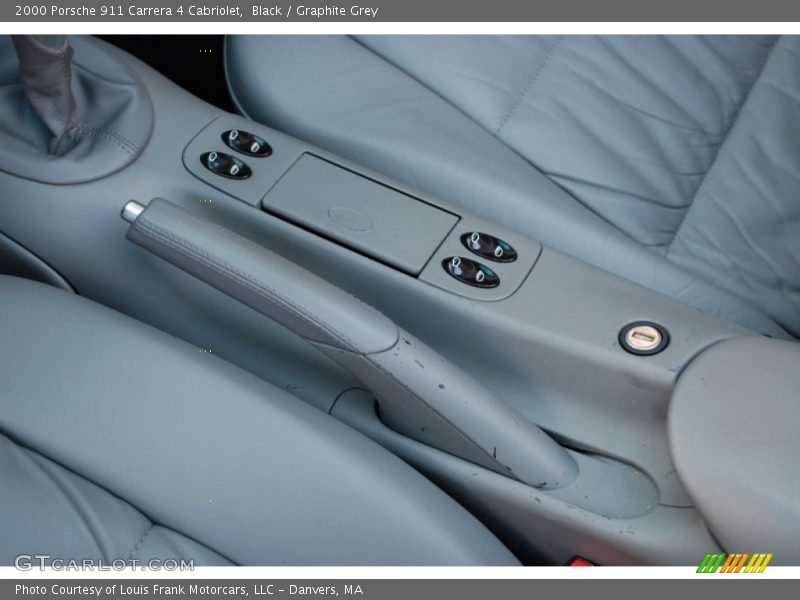 Black / Graphite Grey 2000 Porsche 911 Carrera 4 Cabriolet