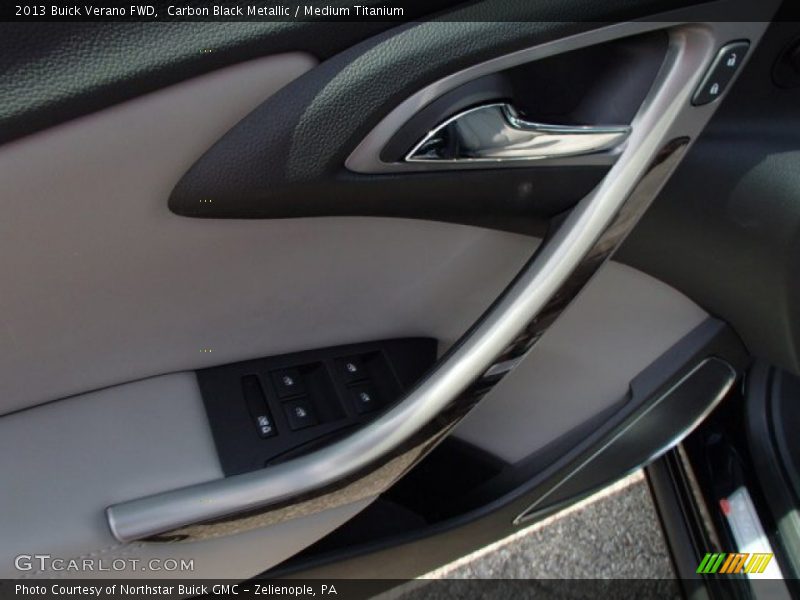 Carbon Black Metallic / Medium Titanium 2013 Buick Verano FWD