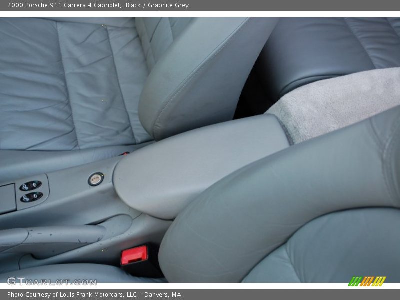 Black / Graphite Grey 2000 Porsche 911 Carrera 4 Cabriolet