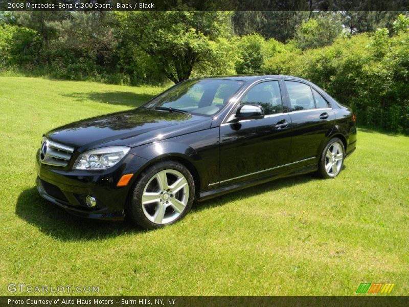 Black / Black 2008 Mercedes-Benz C 300 Sport