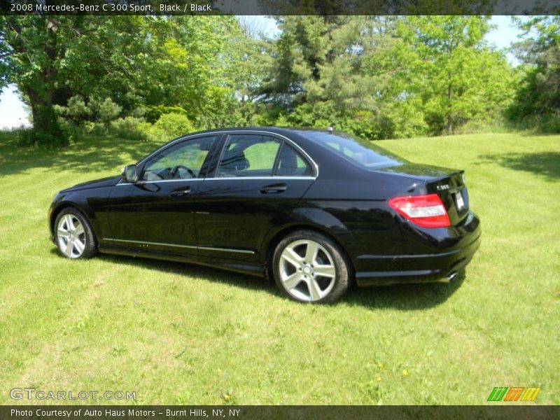 Black / Black 2008 Mercedes-Benz C 300 Sport