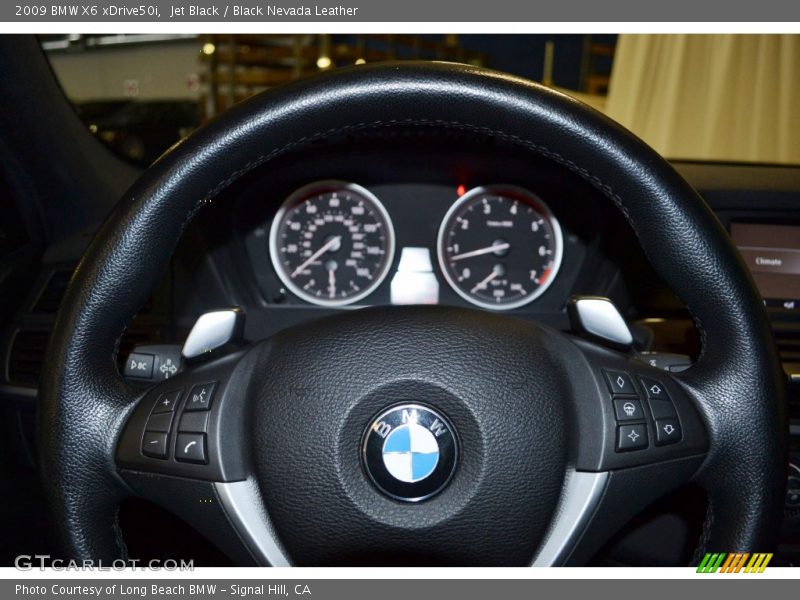 Jet Black / Black Nevada Leather 2009 BMW X6 xDrive50i