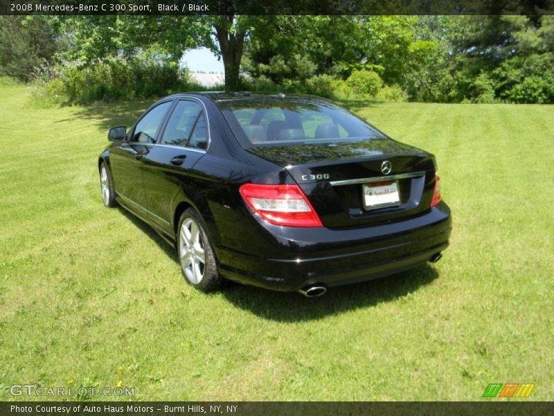 Black / Black 2008 Mercedes-Benz C 300 Sport