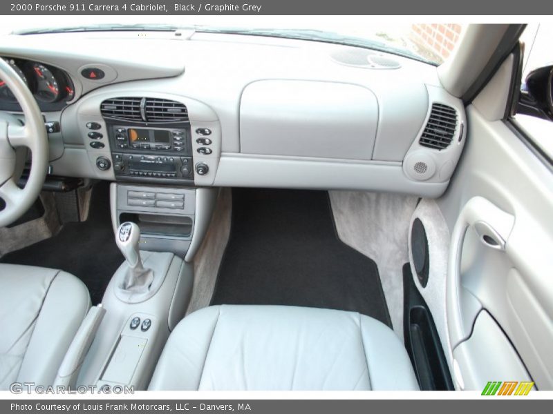 Black / Graphite Grey 2000 Porsche 911 Carrera 4 Cabriolet