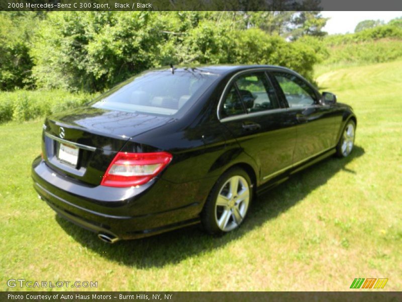 Black / Black 2008 Mercedes-Benz C 300 Sport