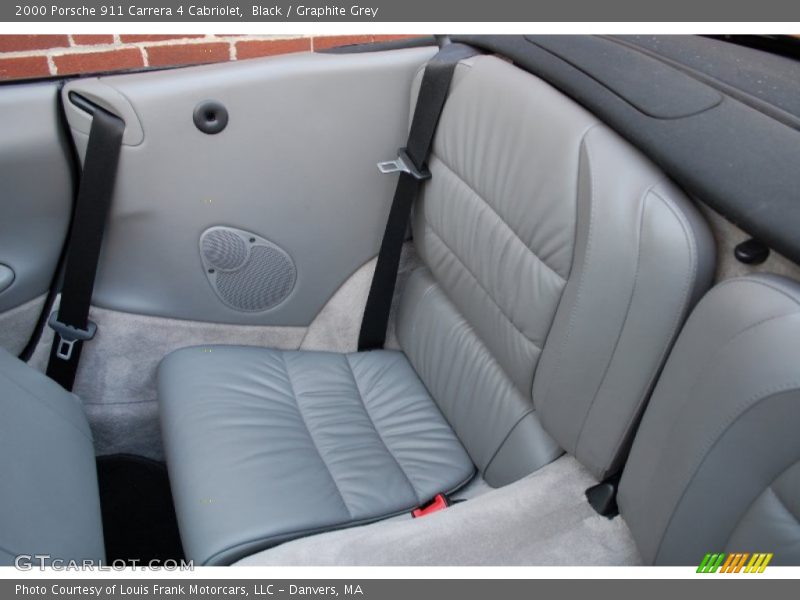 Black / Graphite Grey 2000 Porsche 911 Carrera 4 Cabriolet