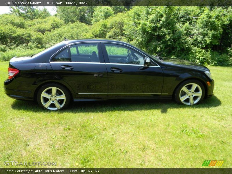 Black / Black 2008 Mercedes-Benz C 300 Sport