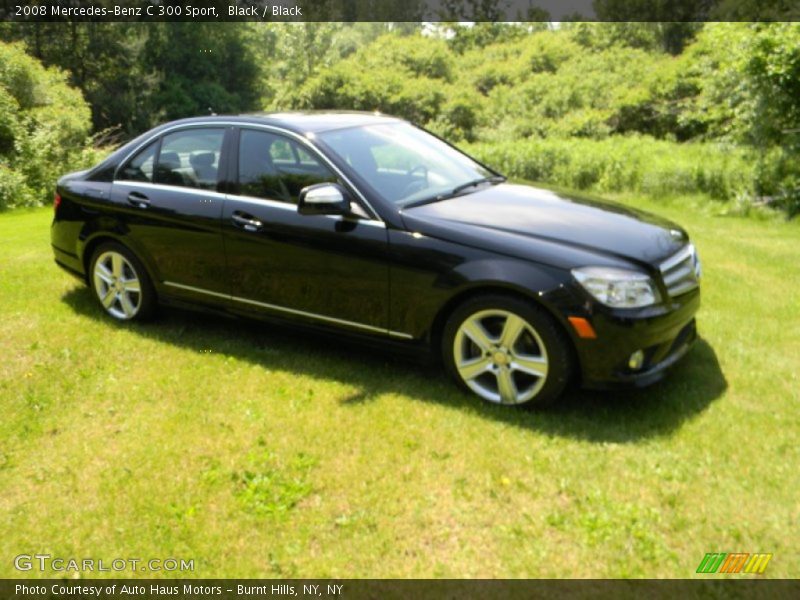 Black / Black 2008 Mercedes-Benz C 300 Sport