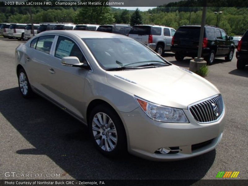 Champagne Silver Metallic / Cashmere 2013 Buick LaCrosse FWD