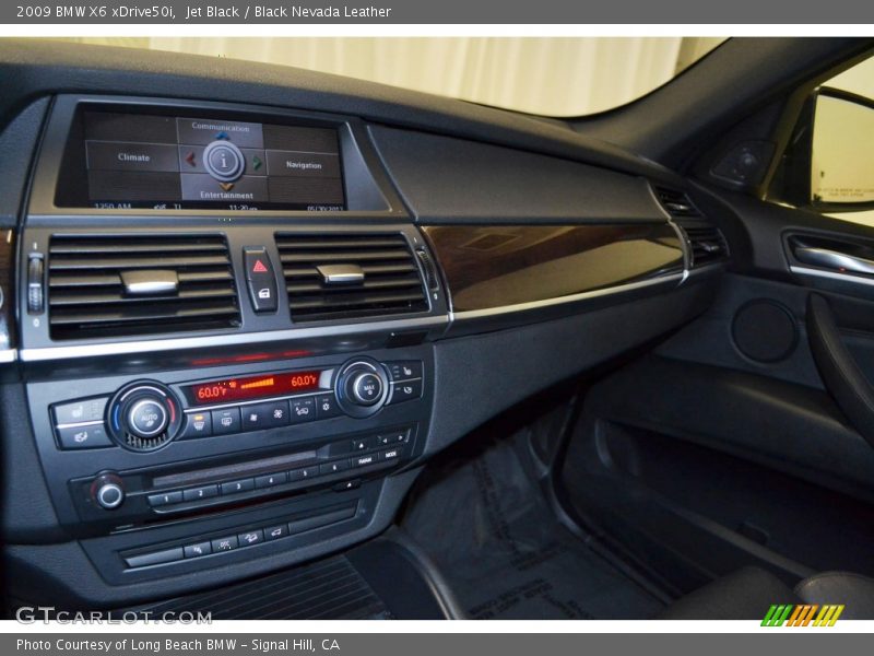 Jet Black / Black Nevada Leather 2009 BMW X6 xDrive50i