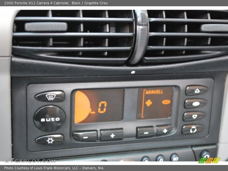 Black / Graphite Grey 2000 Porsche 911 Carrera 4 Cabriolet