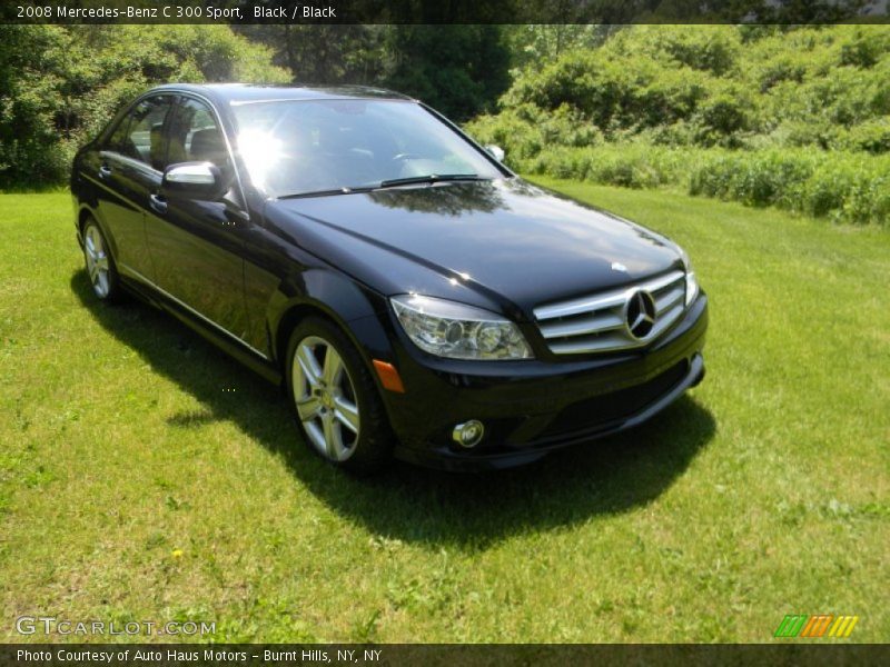 Black / Black 2008 Mercedes-Benz C 300 Sport