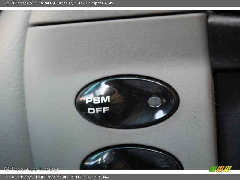 Black / Graphite Grey 2000 Porsche 911 Carrera 4 Cabriolet