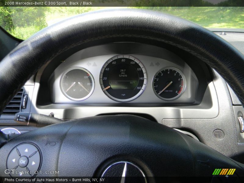 Black / Black 2008 Mercedes-Benz C 300 Sport