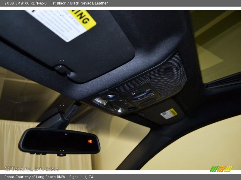 Jet Black / Black Nevada Leather 2009 BMW X6 xDrive50i