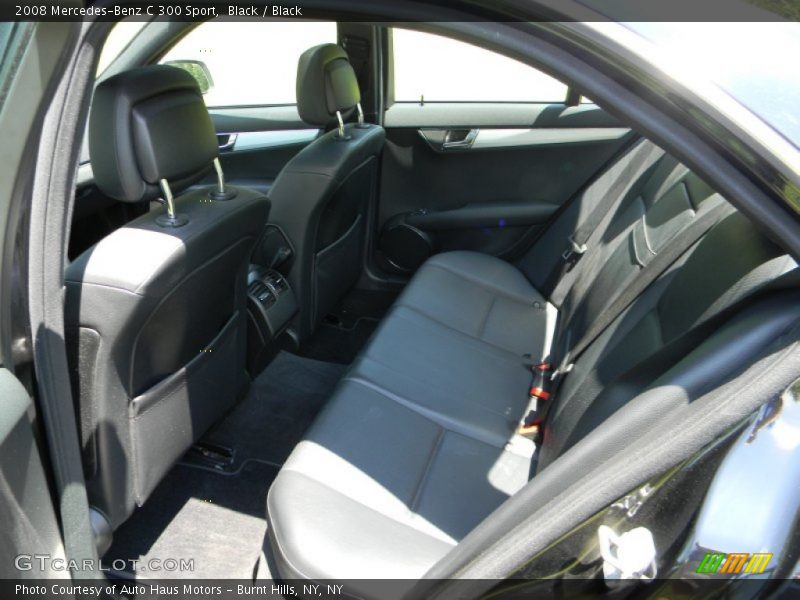 Black / Black 2008 Mercedes-Benz C 300 Sport