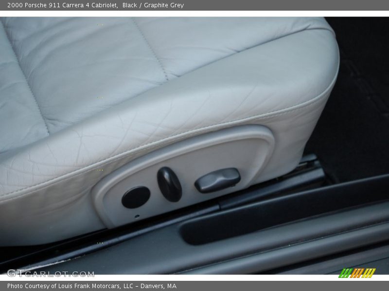 Black / Graphite Grey 2000 Porsche 911 Carrera 4 Cabriolet