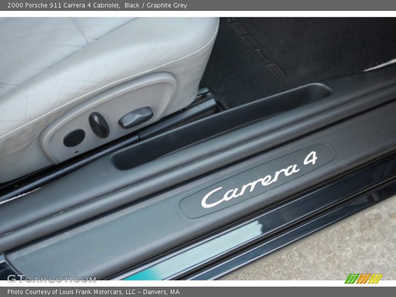 Black / Graphite Grey 2000 Porsche 911 Carrera 4 Cabriolet