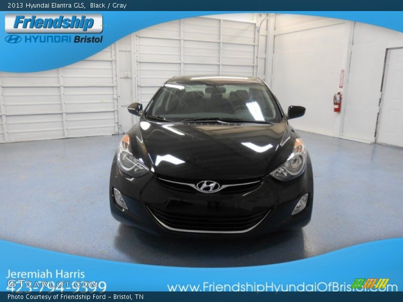 Black / Gray 2013 Hyundai Elantra GLS