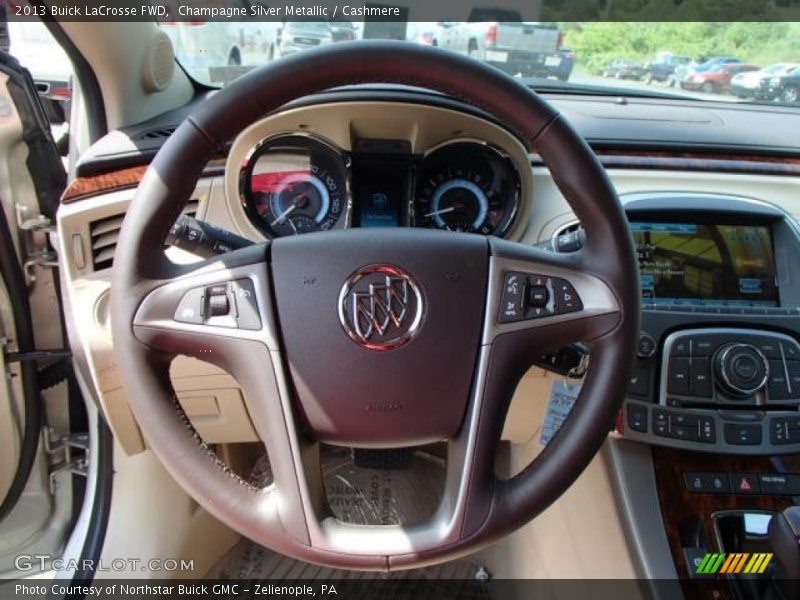 Champagne Silver Metallic / Cashmere 2013 Buick LaCrosse FWD