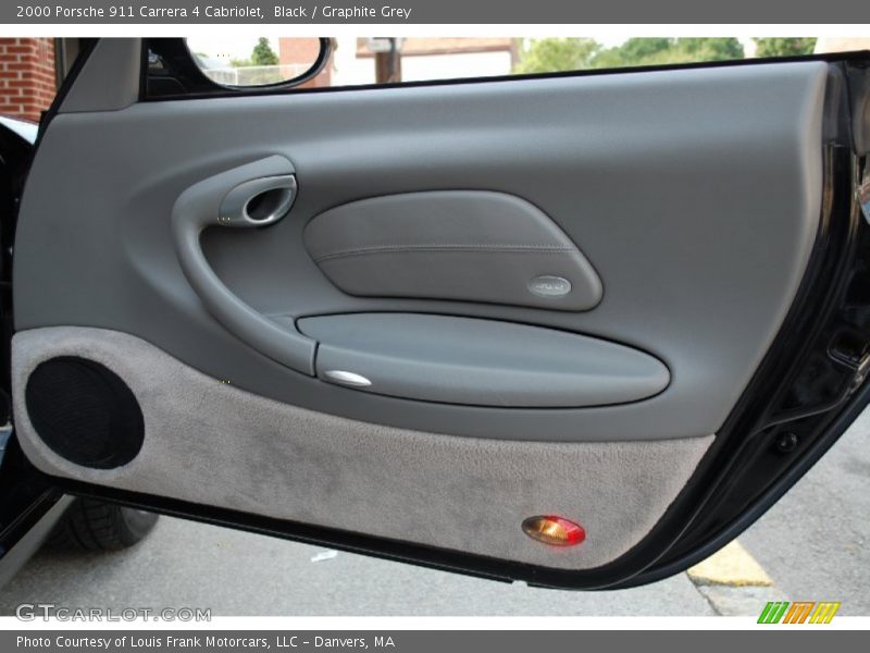 Black / Graphite Grey 2000 Porsche 911 Carrera 4 Cabriolet