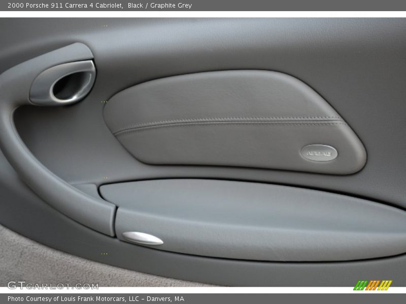Black / Graphite Grey 2000 Porsche 911 Carrera 4 Cabriolet