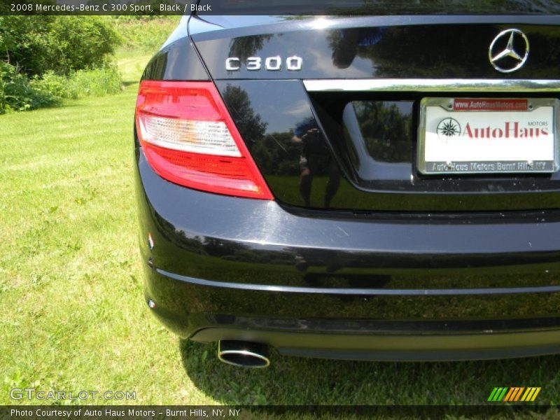 Black / Black 2008 Mercedes-Benz C 300 Sport