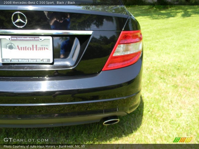 Black / Black 2008 Mercedes-Benz C 300 Sport
