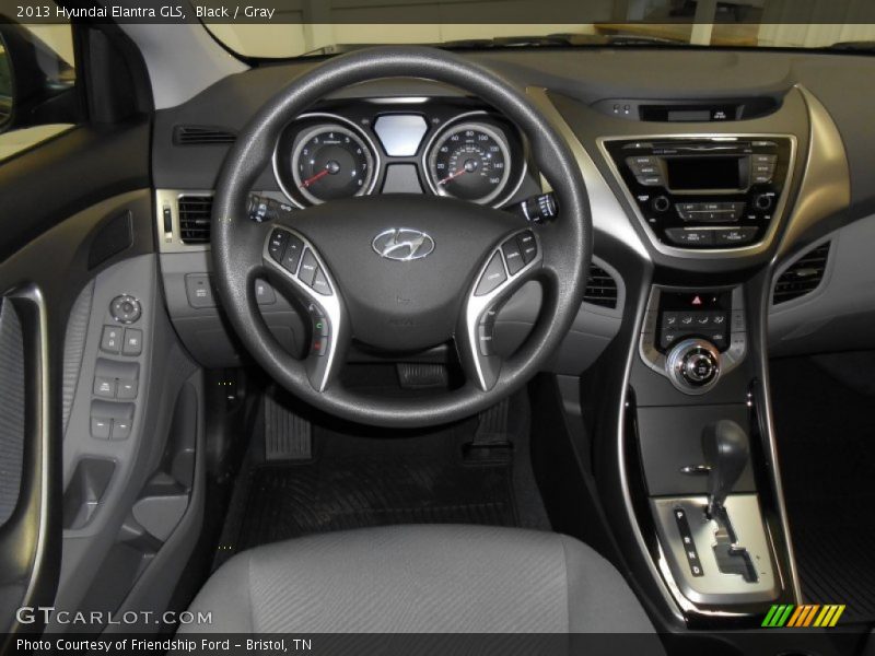 Black / Gray 2013 Hyundai Elantra GLS
