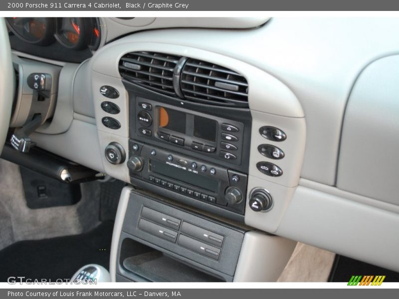 Black / Graphite Grey 2000 Porsche 911 Carrera 4 Cabriolet