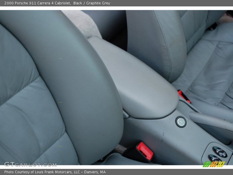 Black / Graphite Grey 2000 Porsche 911 Carrera 4 Cabriolet